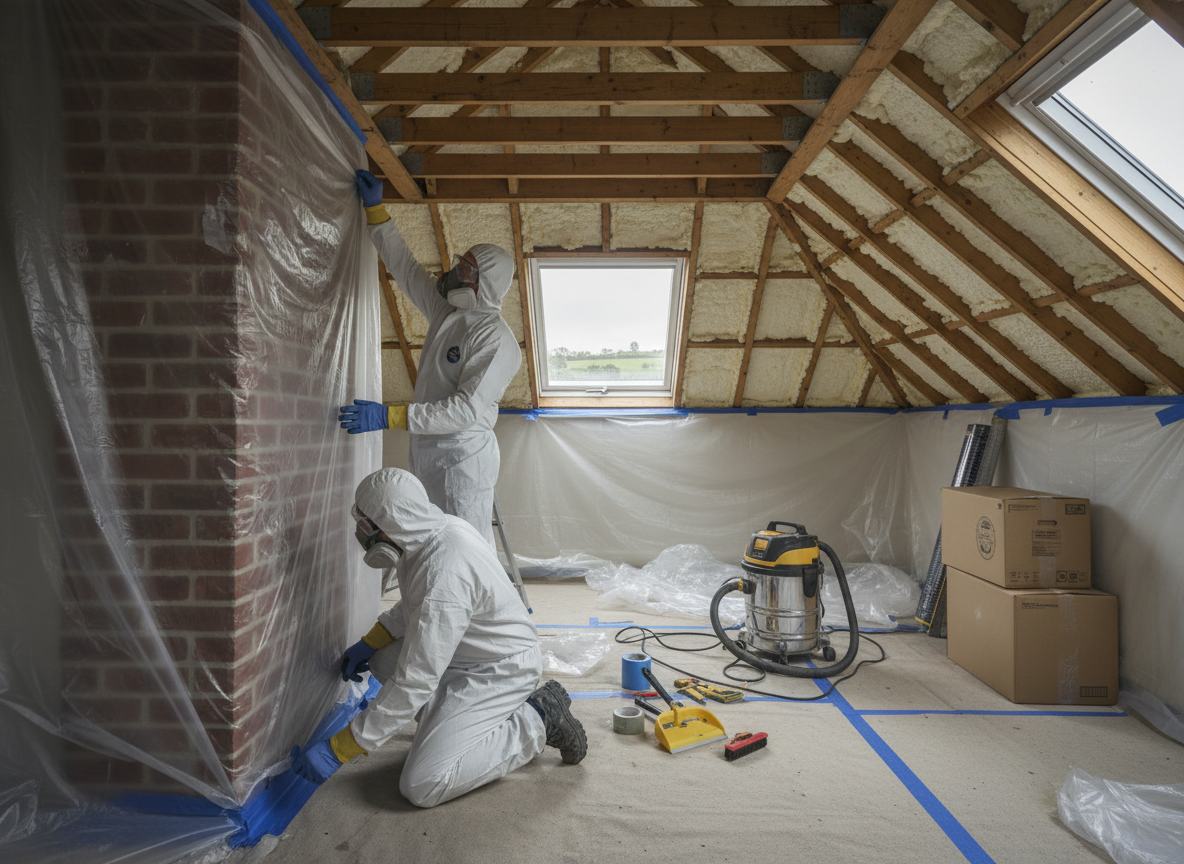 Step-by-Step Preparation for Spray Foam Removal in Telford Properties