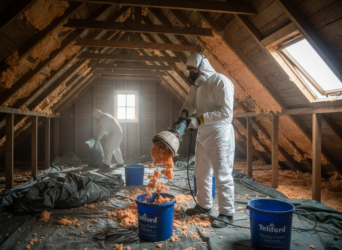 Spray Foam Removal work by Spray Foam Removal Telford in Telford, Shropshire
