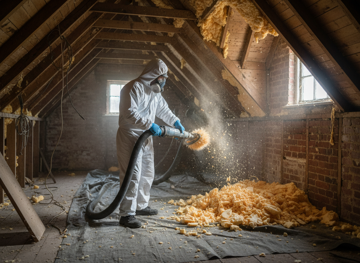 same day Spray Foam Removal in Telford